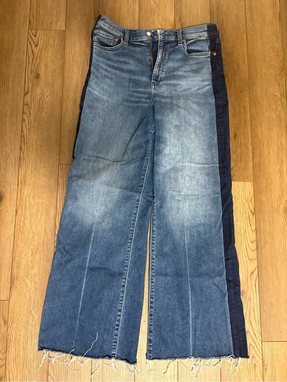 DAZE Denim Far Out High Rise Wide Leg Jeans Sz 31 NWOT